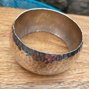 Beautiful, thick, sterling silver bracelet